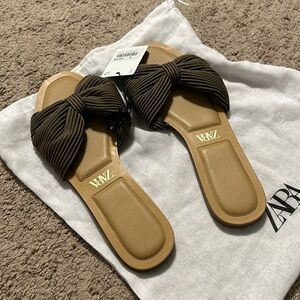 Brand new Zara flat sandals